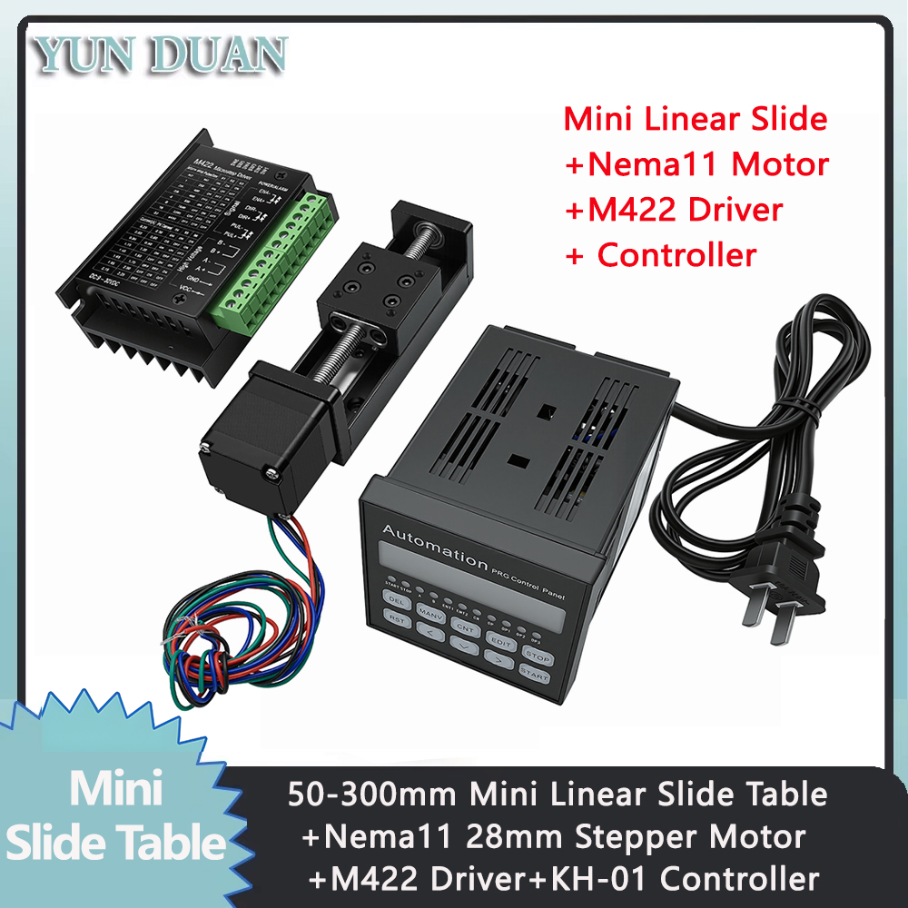 Stepper Driver Cnc - T형 슬라이딩 테이블 레일 리니어 50-300mm