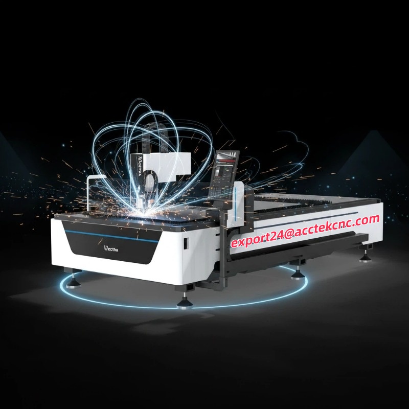 Industrial Fiber Laser Cutting Machine - 3000W 파이버 레이저 절단기 3015 작업