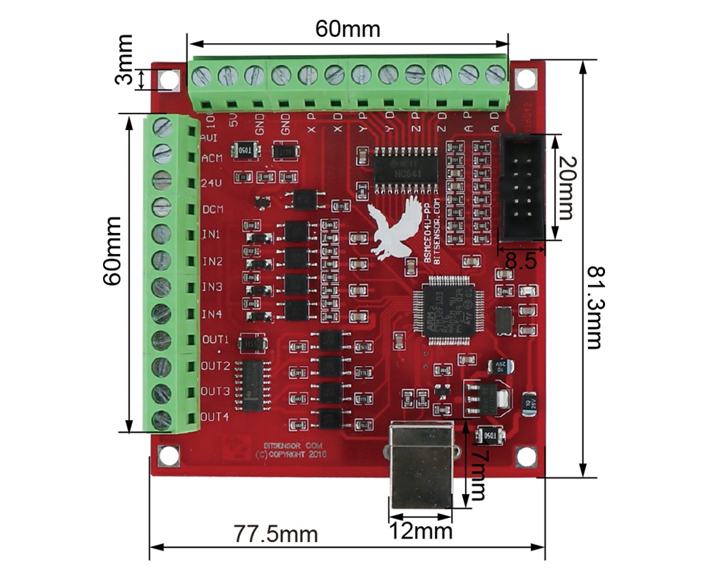 Stepper Driver Cnc - HLTNC CNC 라우터 4축 인터페이스 보드