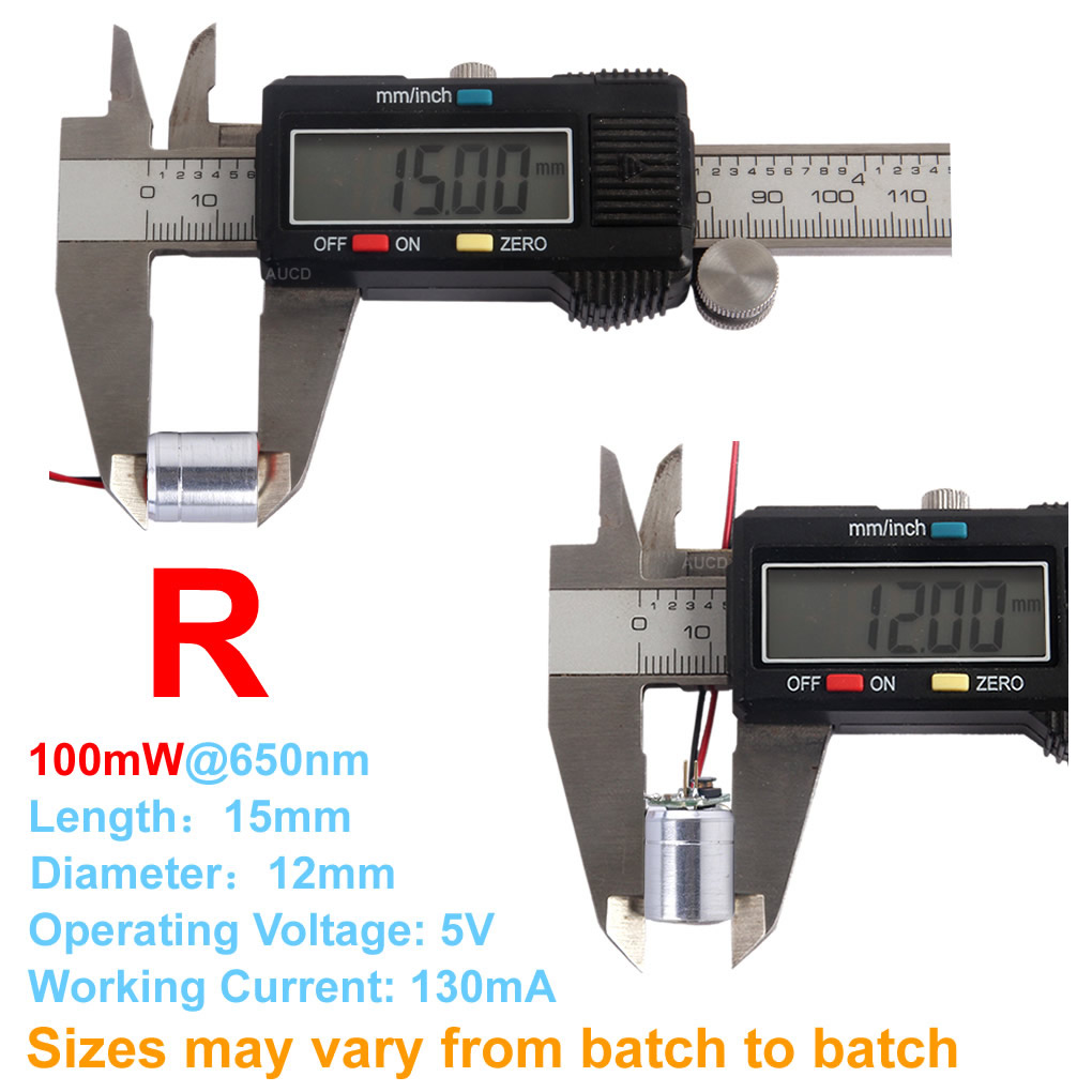 Φ12x15mm DC 5V 레드-100mW 그린-50m - Industrial Laser Module 리뷰 및 가격