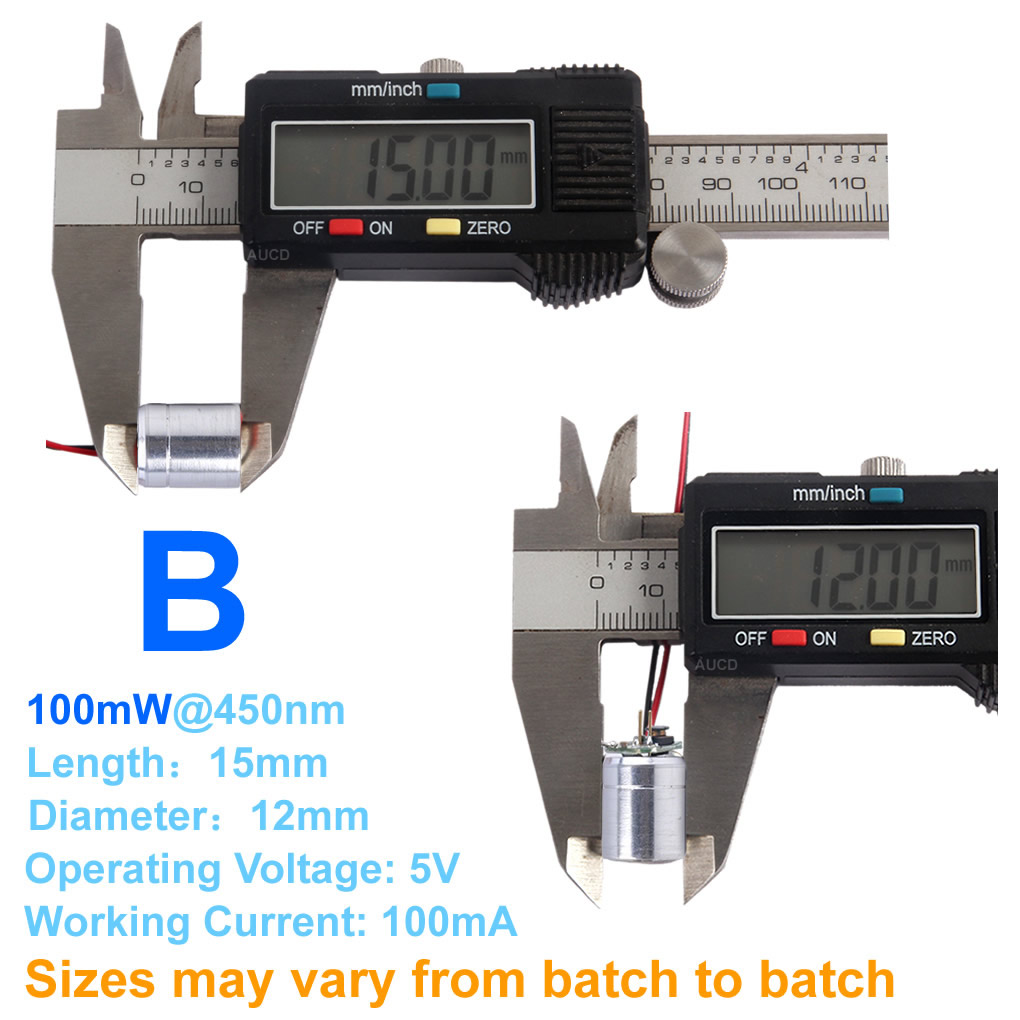 Φ12x15mm DC 5V 레드-100mW 그린-50m - Industrial Laser Module 리뷰 및 가격