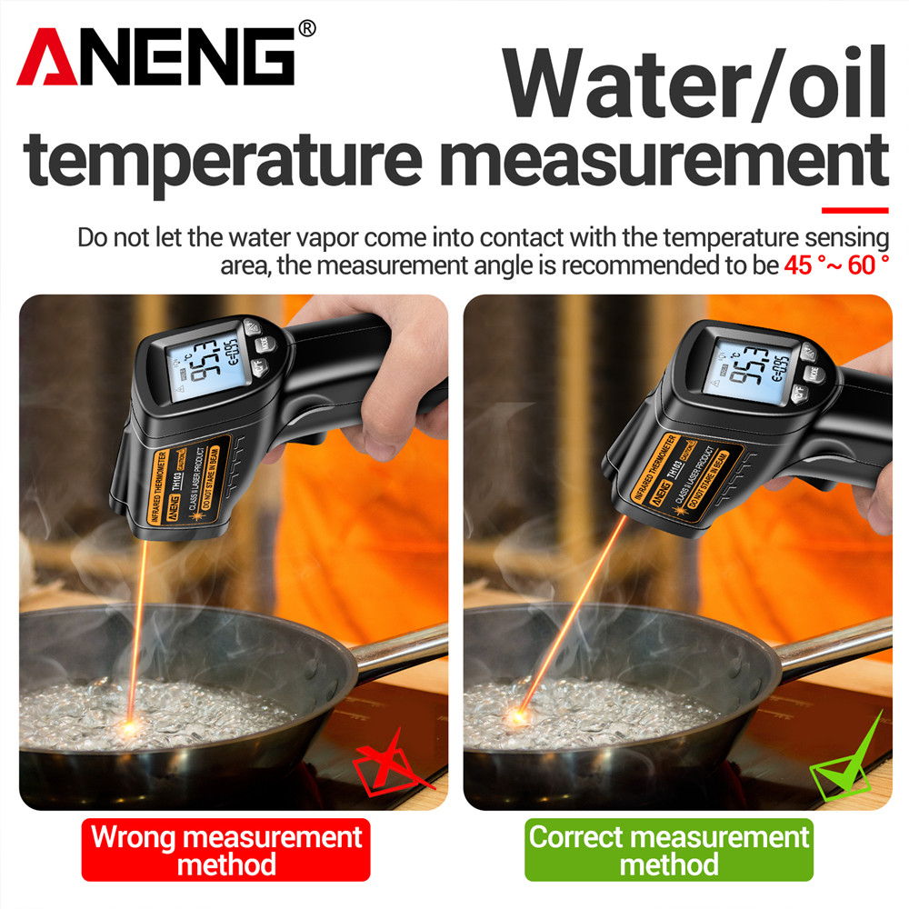 적외선 레이저 온도계 -20 ° C~380 ℃   IR - Industrial Laser Temperature Sensor 리뷰 및 가격