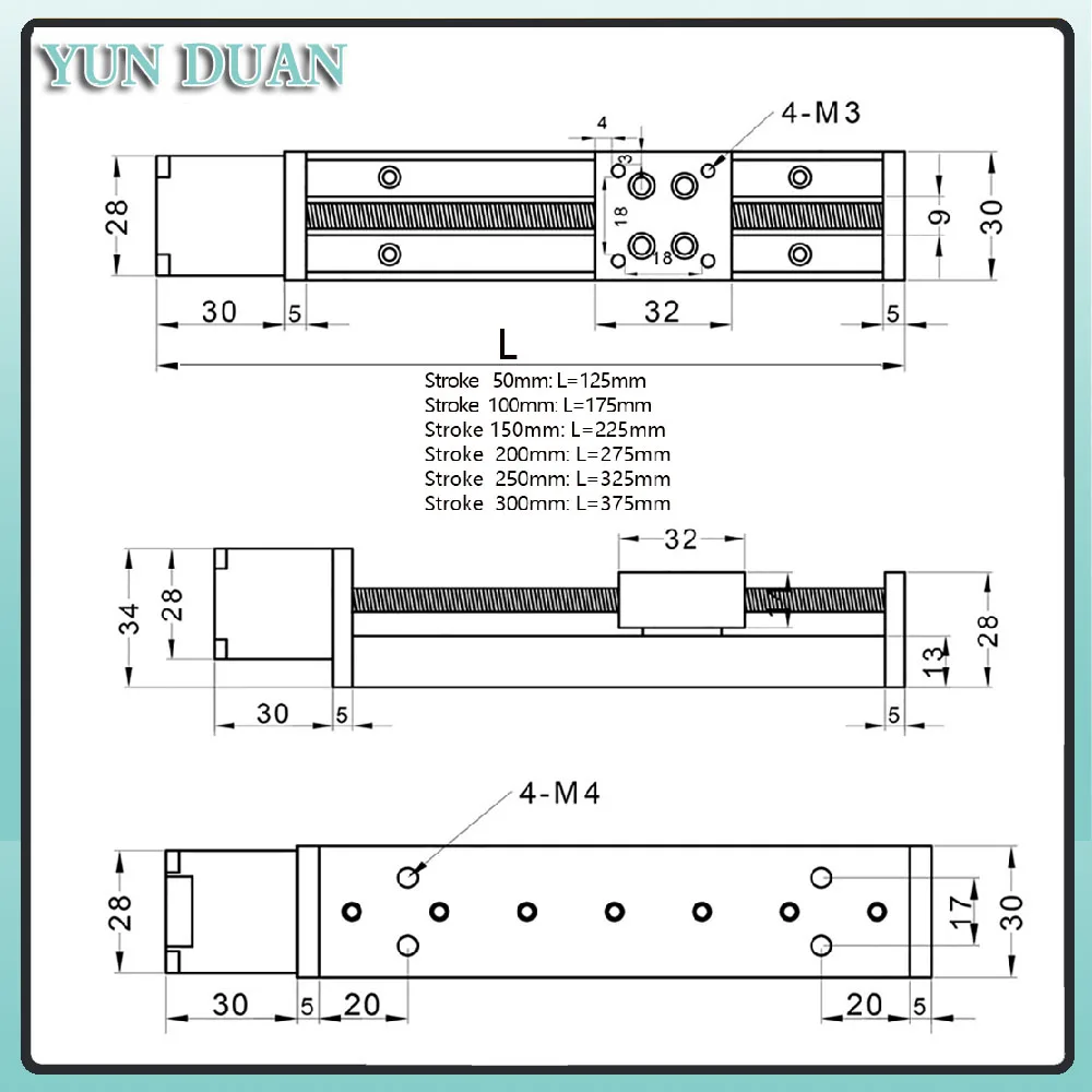 T형 슬라이딩 테이블 레일 리니어 50-300mm 스트 - Stepper Driver Cnc 리뷰 및 가격