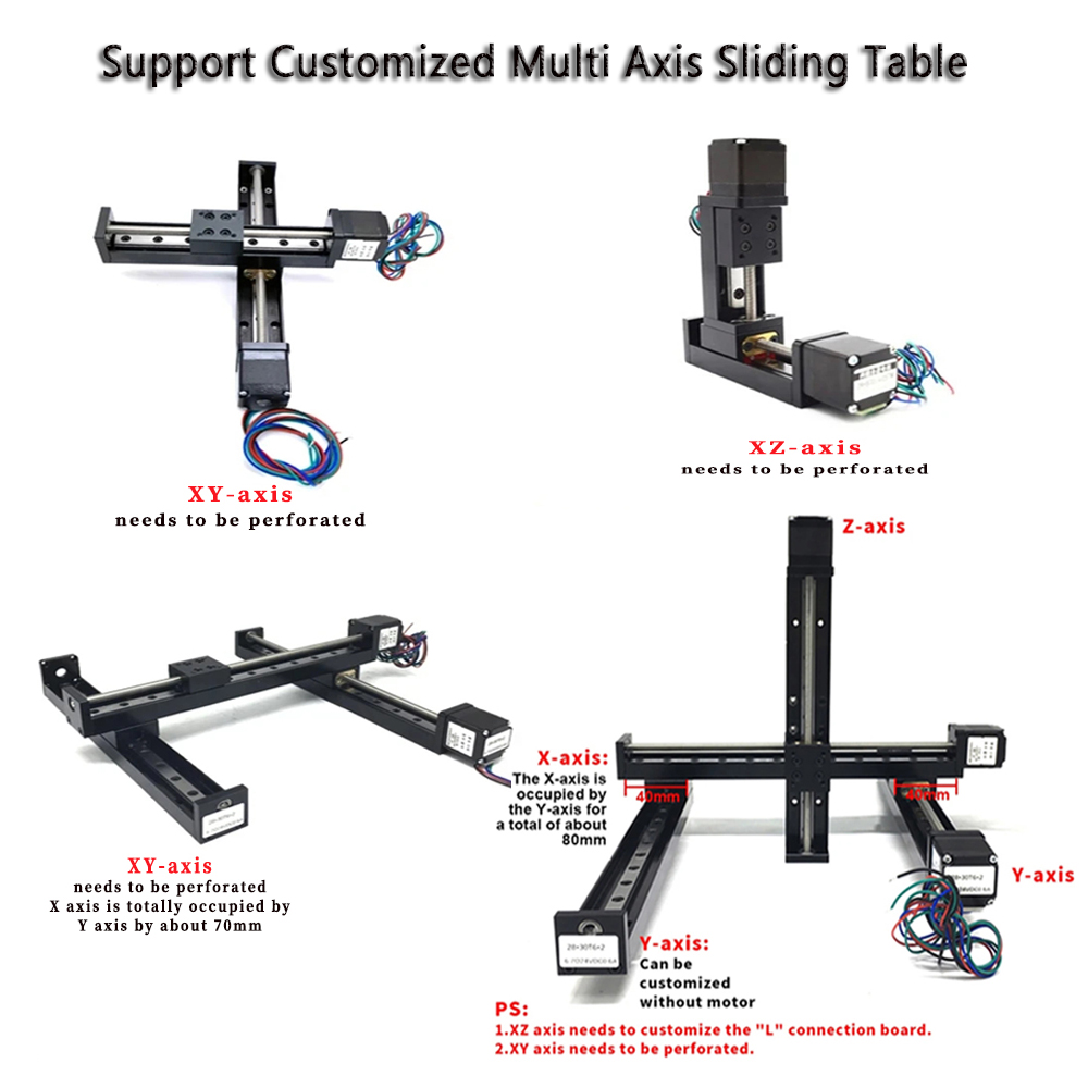 T형 슬라이딩 테이블 레일 리니어 50-300mm 스트 - Stepper Driver Cnc 리뷰 및 가격