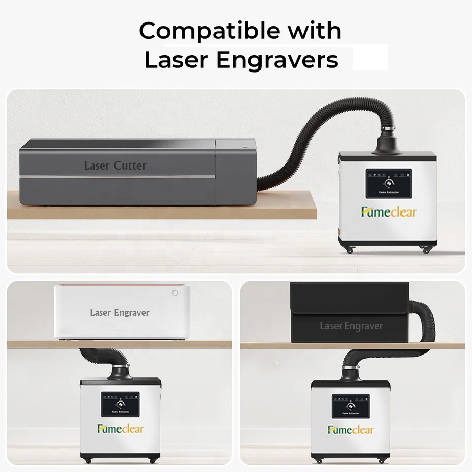 헤파 필터가 장착된 섬유 레이저 절단용 산업용 연기 정 - Industrial Fiber Laser Cutting Machine 리뷰 및 가격