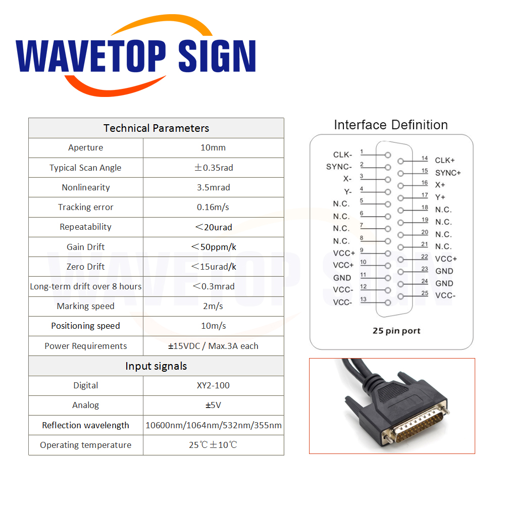 WaveTopSign 355nm 디지털 레이저 갈보 헤 - Galvo Scan Head 리뷰 및 가격