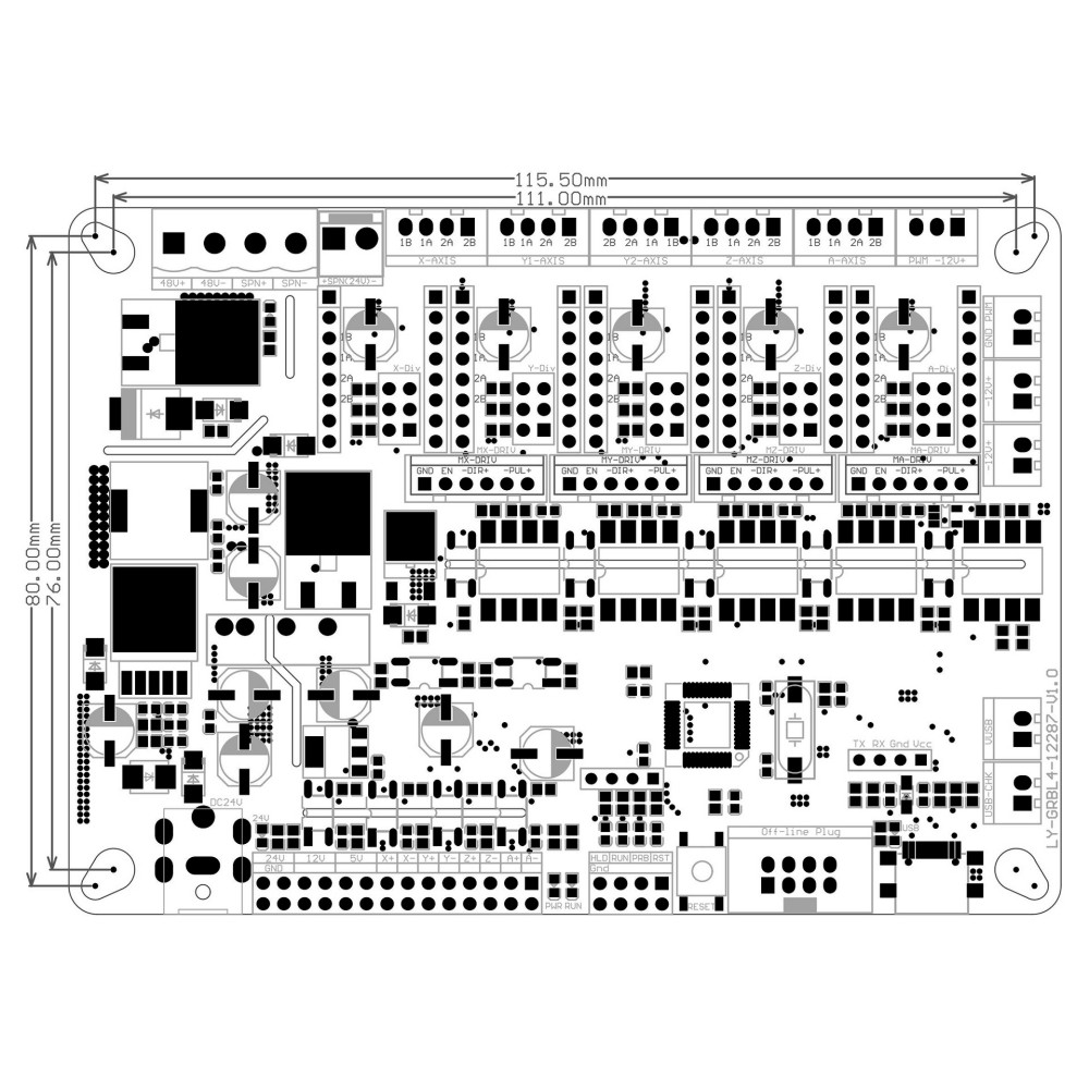 Grbl 4축 32비트 오프라인 제어 보드 40000m - Laser Controller Board 리뷰 및 가격