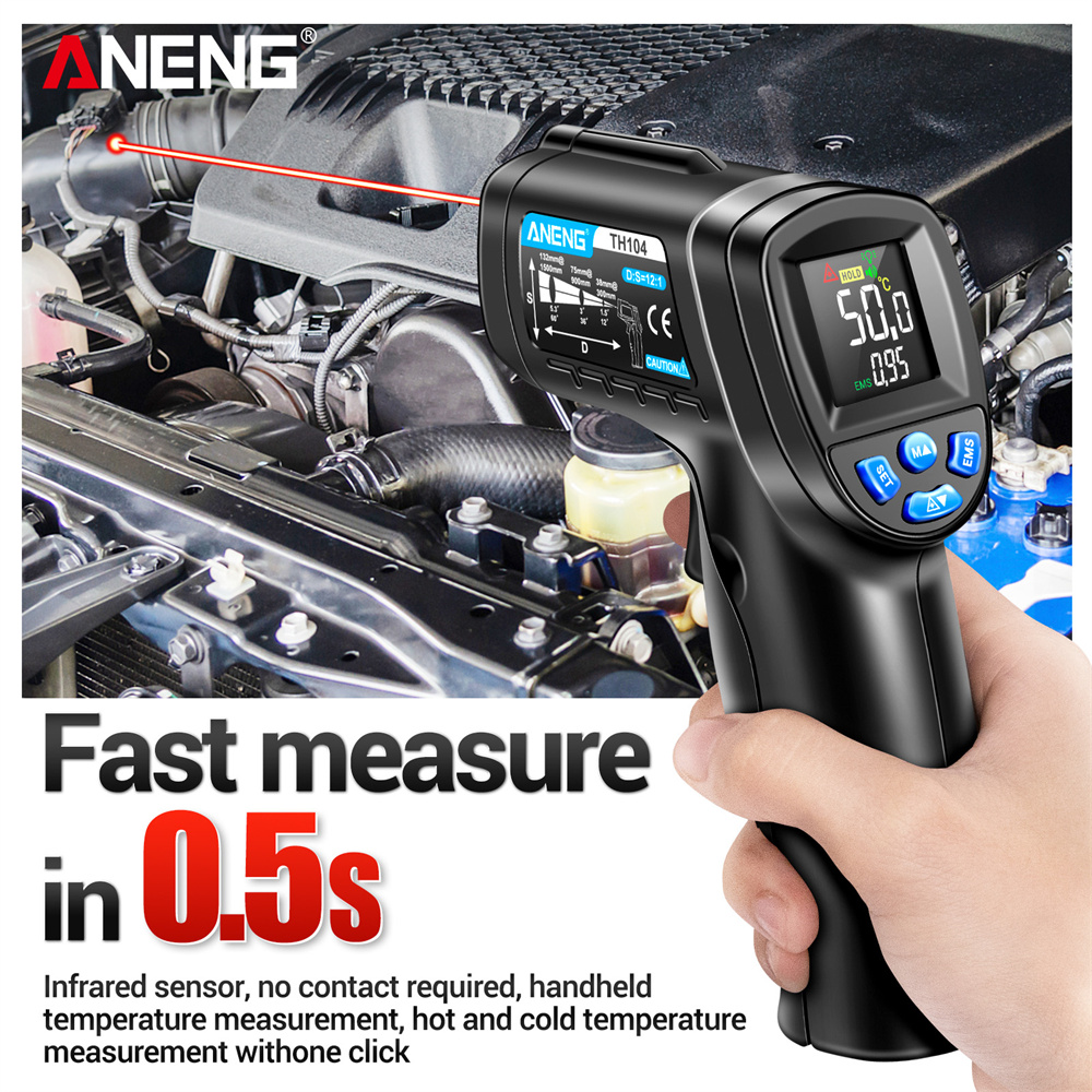 ANENG TH104 적외선 핸드헬드 온도계 -50~5 - Industrial Laser Temperature Sensor 리뷰 및 가격