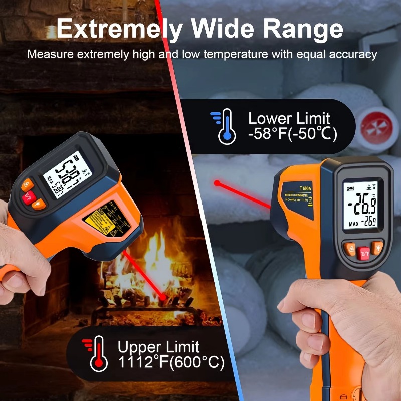 T600A 적외선 온도계, 레이저 온도 측정기, 비접촉 - Industrial Laser Temperature Sensor 리뷰 및 가격