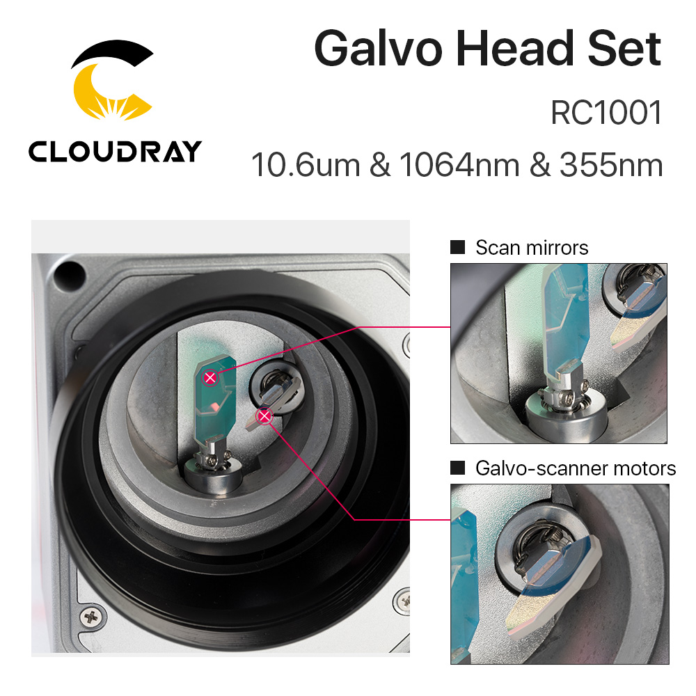 Cloudray 파이버 레이저 스캐닝 갈보 헤드 세트, - Galvo Scan Head 리뷰 및 가격